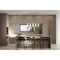 Z-Lite Alton Linear Chandelier, 5-Light, 4.75 In.W x 42 In.L x 14.25 In.H, Modern Gold/Clear+Frosted 824P-5L-MGLD - alternate 6